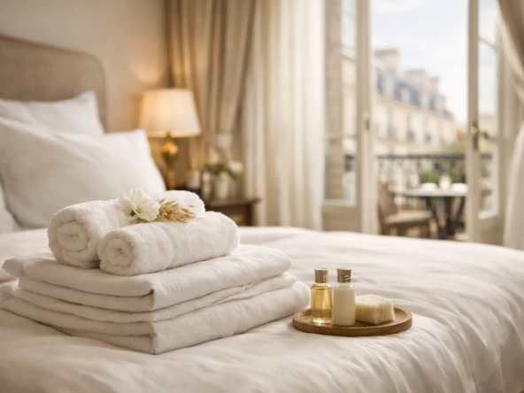 Linge hôtelier en location courte durée