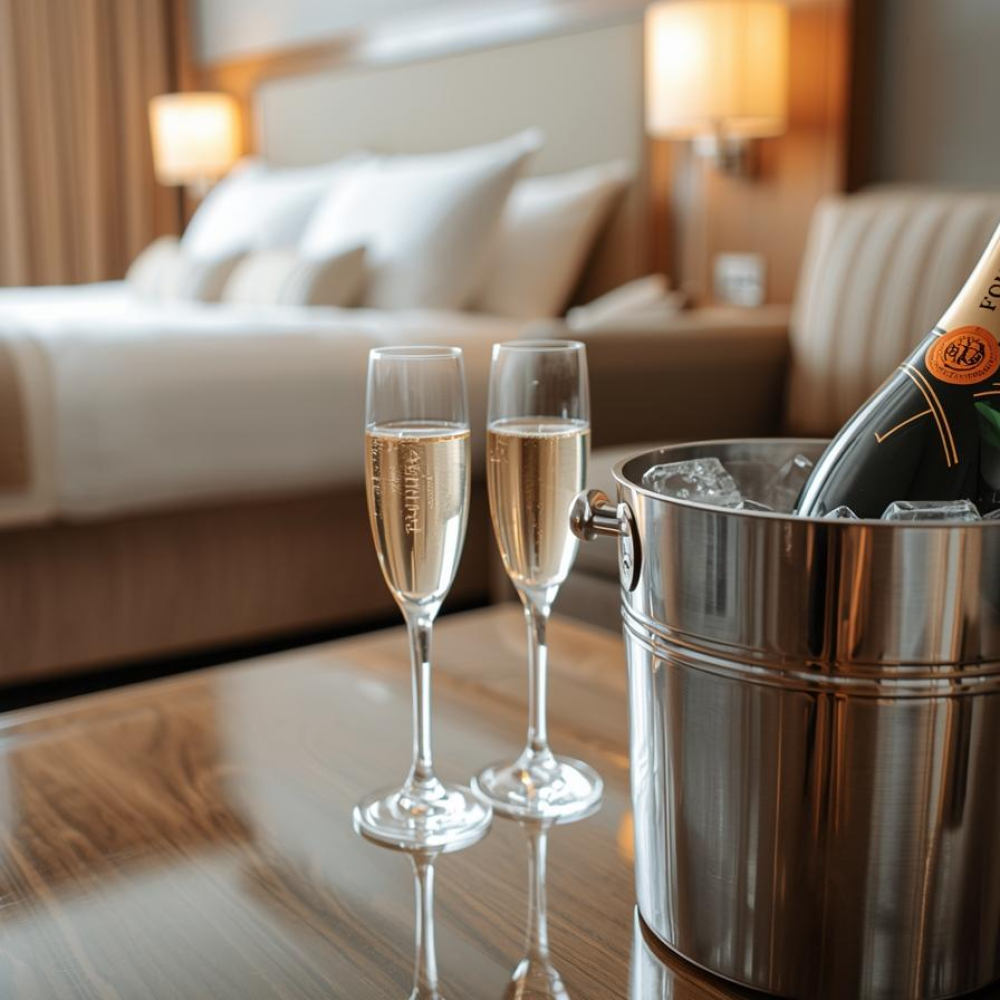 Vue-d_une-chambre-d_hotel-_photo-d_une-bouteille-de-champagne-POMMERY-OUVERTE-dans-un-seau-sur-une-t (3)